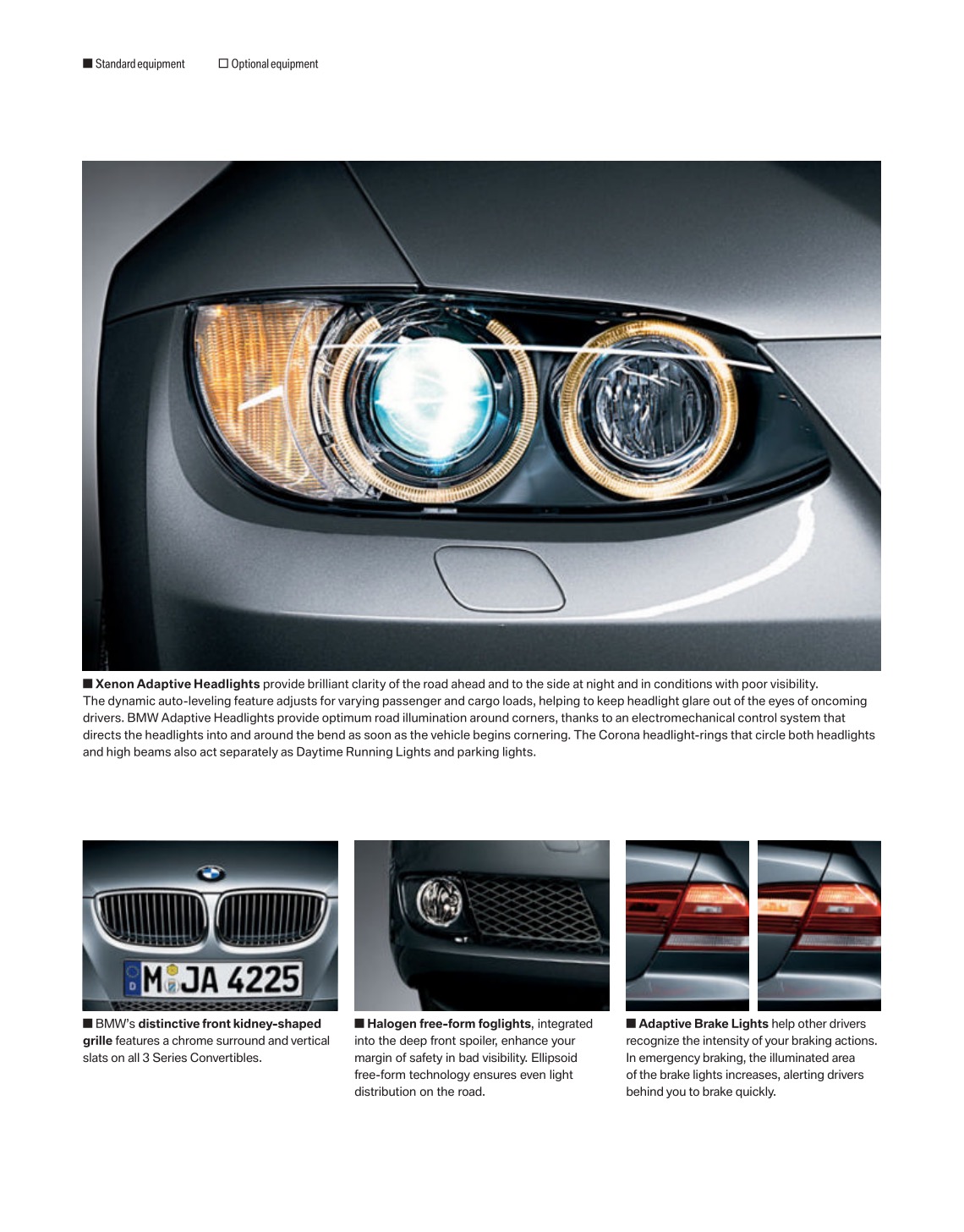2008 BMW 3-Series Convertible Brochure Page 20
